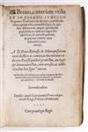 LAW  REBUFFI, PIERRE. Brevis, caeterum utilis et in forensi iudicio frequens tractatus de decimis.  1551